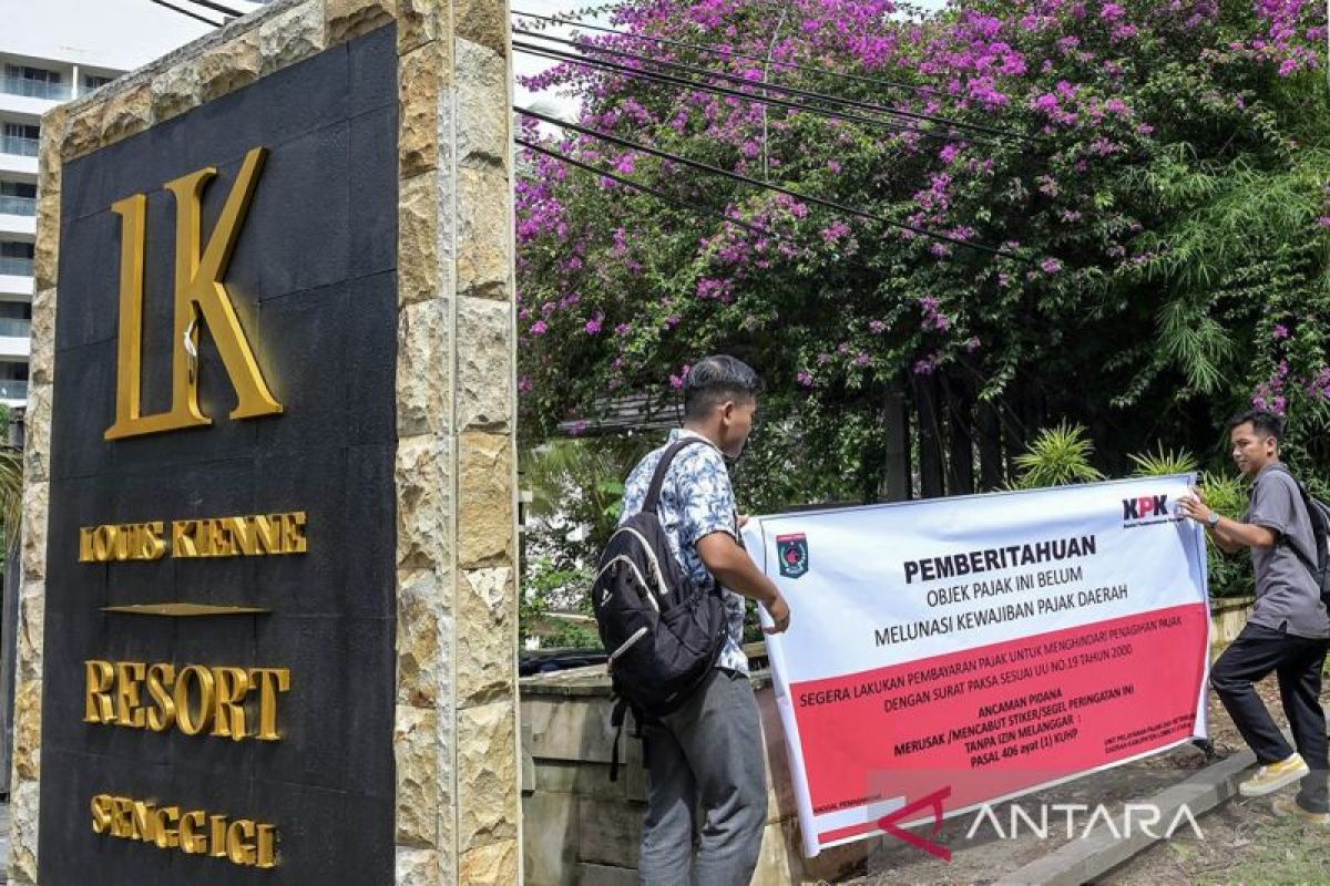 KPK Bersama Bapenda Lombok Utara Pasang Spanduk Pemberitahuan Penunggak ...