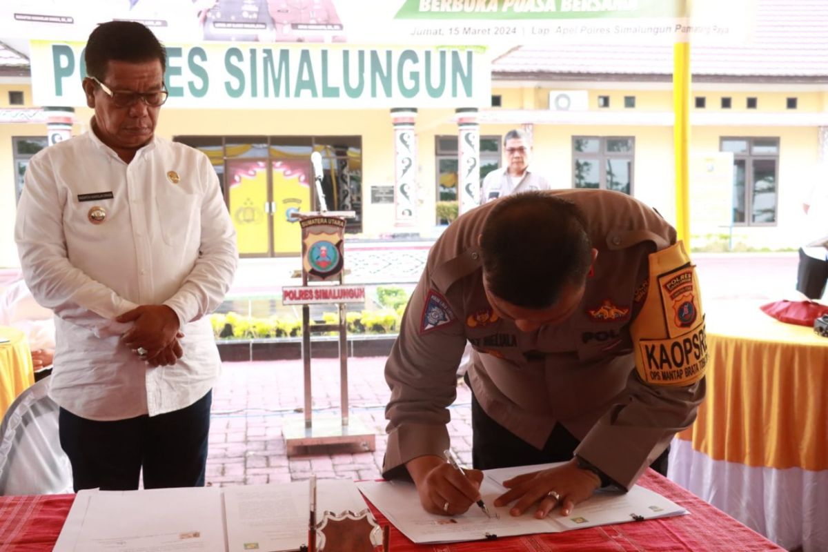 Unsur Forum Pimpinan Daerah Simalungun gelar rapat koordinasi stabilitas keamanan