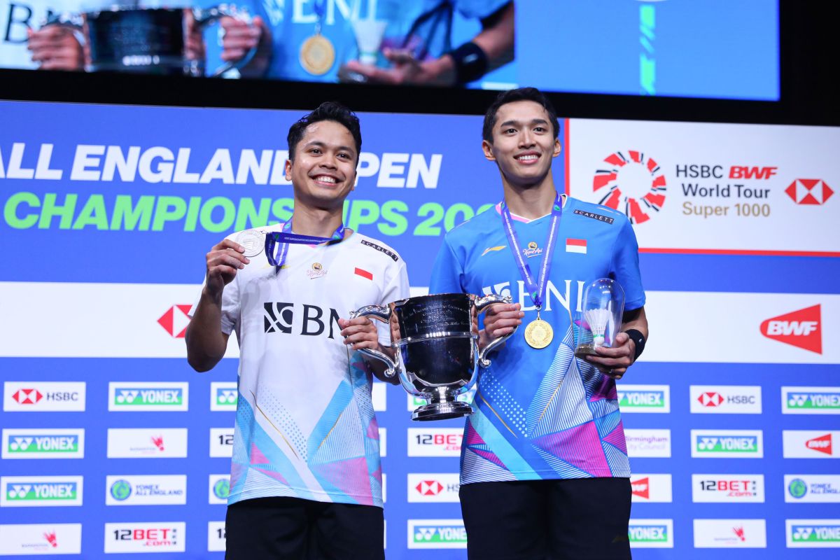 Jonatan serta Ginting, dari teman sekamar hingga finalis All England