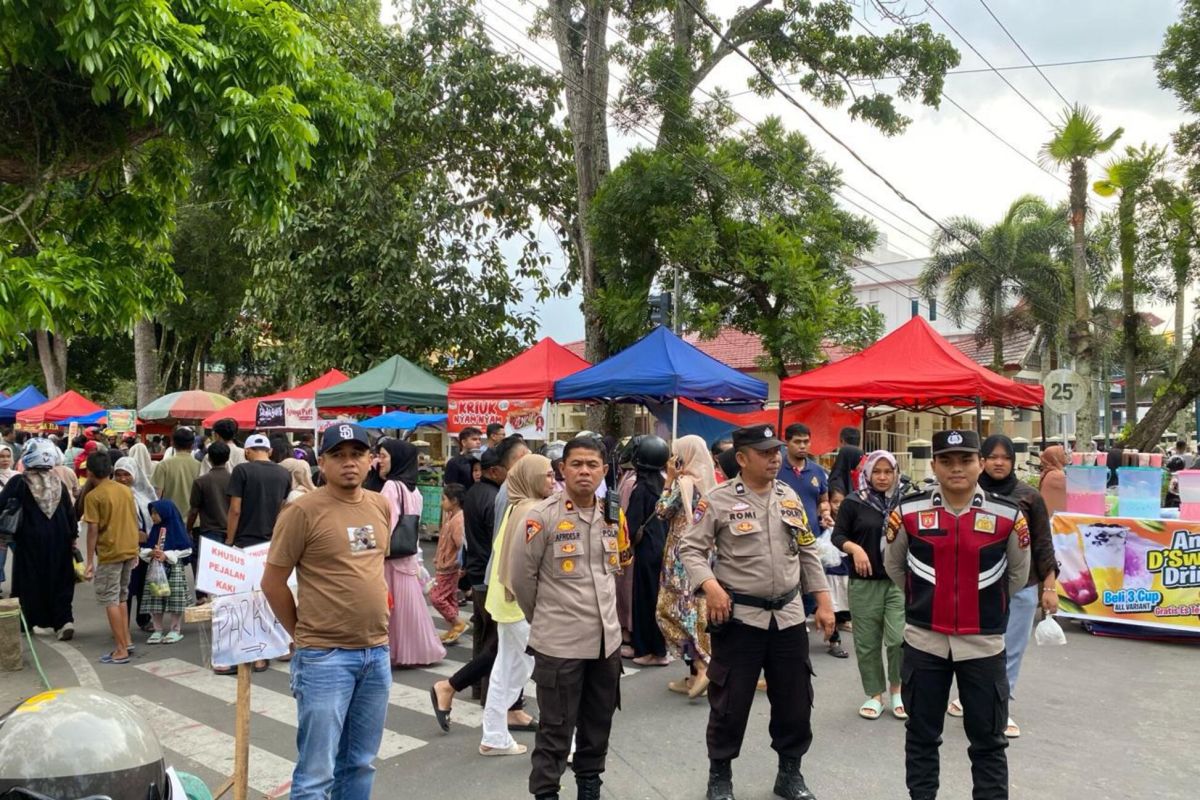 Polresta Bukittinggi amankan lokasi "pasa pabukoan" ramadhan