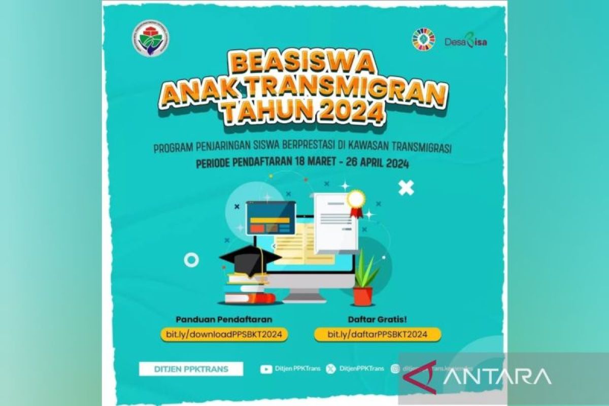 Kemendes sediakan beasiswa kuliah bagi anak transmigran berprestasi