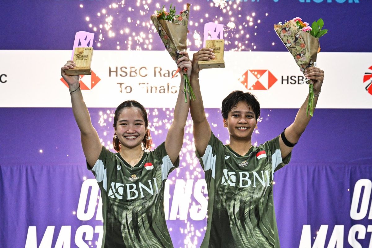 Ganda putri Indonesia Meilysa/Rachel juara Orleans Masters 2024 di Prancis