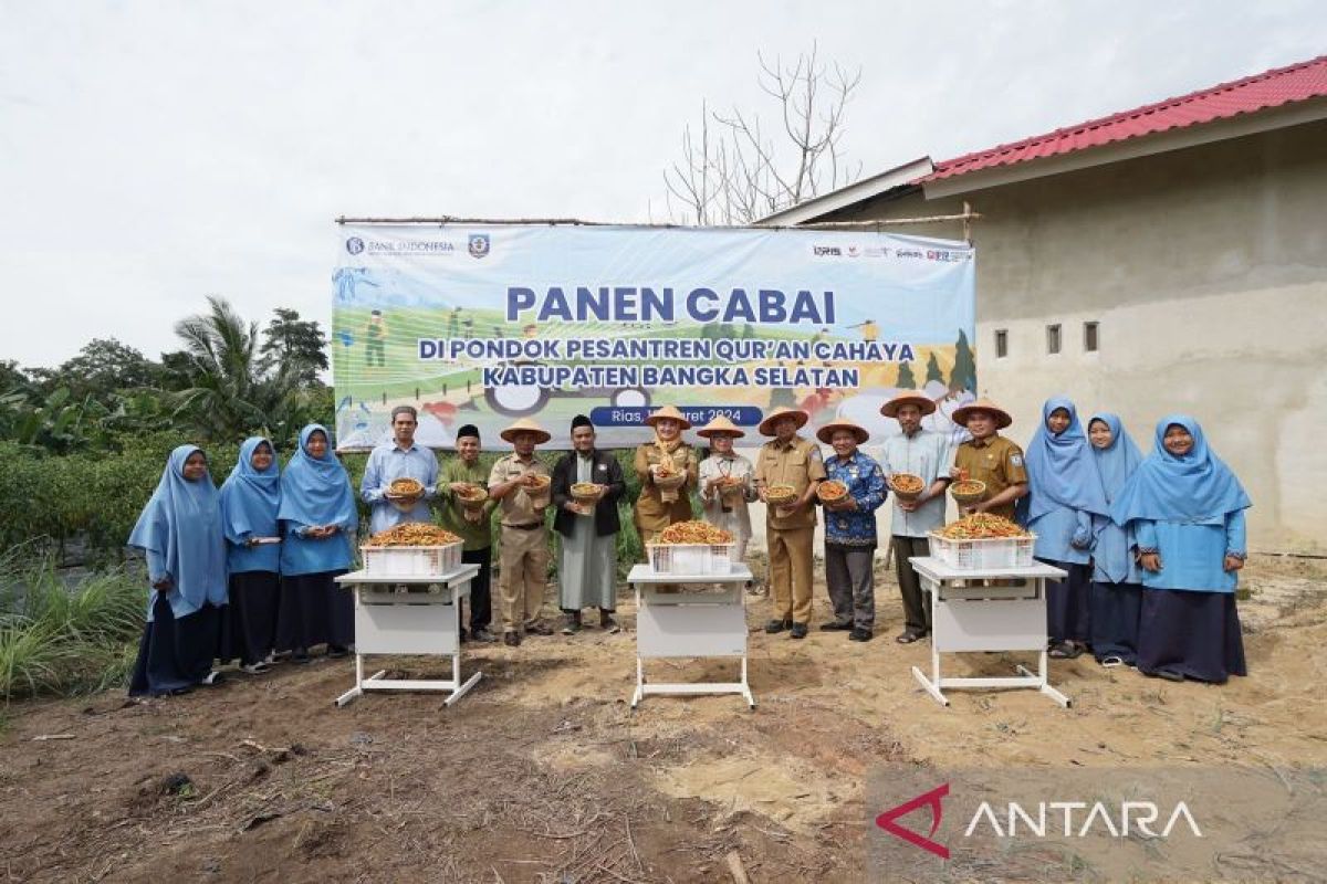 Ponpes Quran Cahaya ikut sukseskan program kemandirian pangan Bangka Belitung