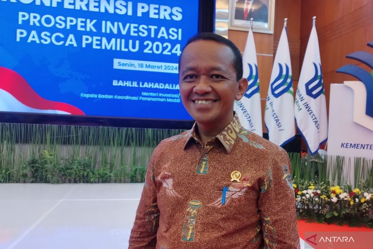 Bahlil: RI bisa kuasai 61 persen saham Freeport lewat PP 96/2021