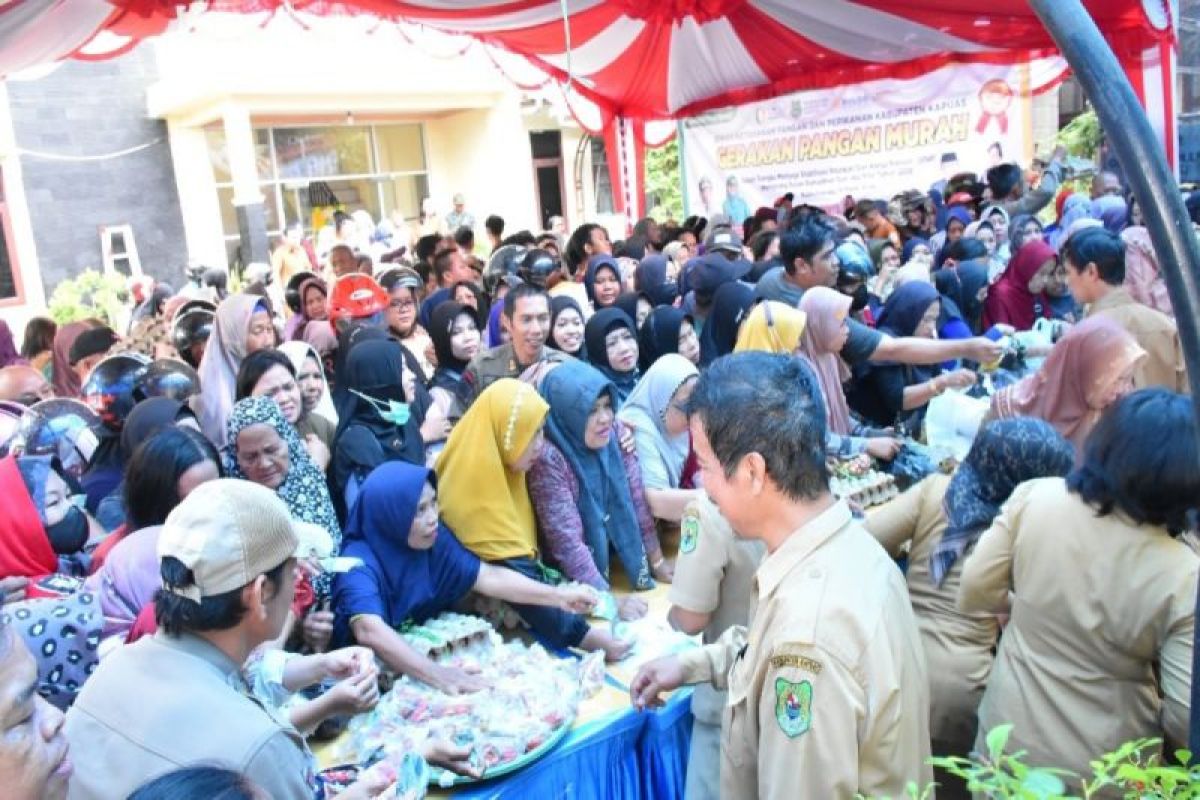 Bantu masyarakat, Pemkab Kapuas gelar Gerakan Pangan Murah