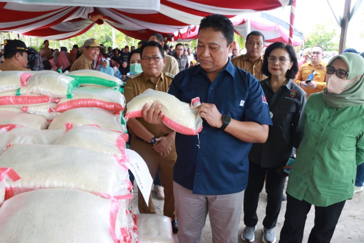 Wagub Kalteng distribusikan 7.500 paket beras untuk warga Kapuas