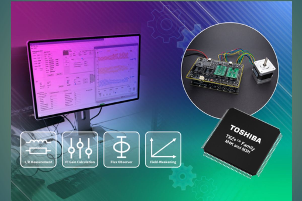 Toshiba Adds New Position Estimation Control Technology to Its Motor Control Software Development Kit to Simplify Field Oriented Control of Motors