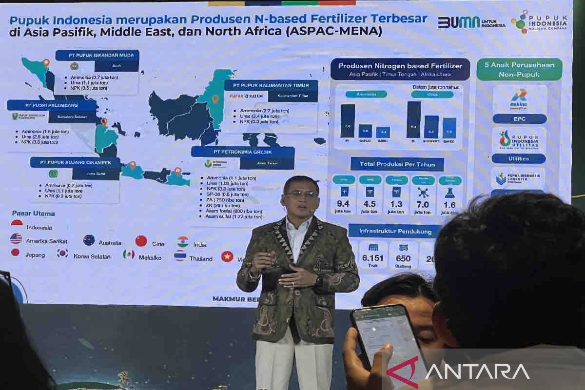 Pupuk Indonesia sebut program Makmur bantu 107.642 petani sepanjang 2023