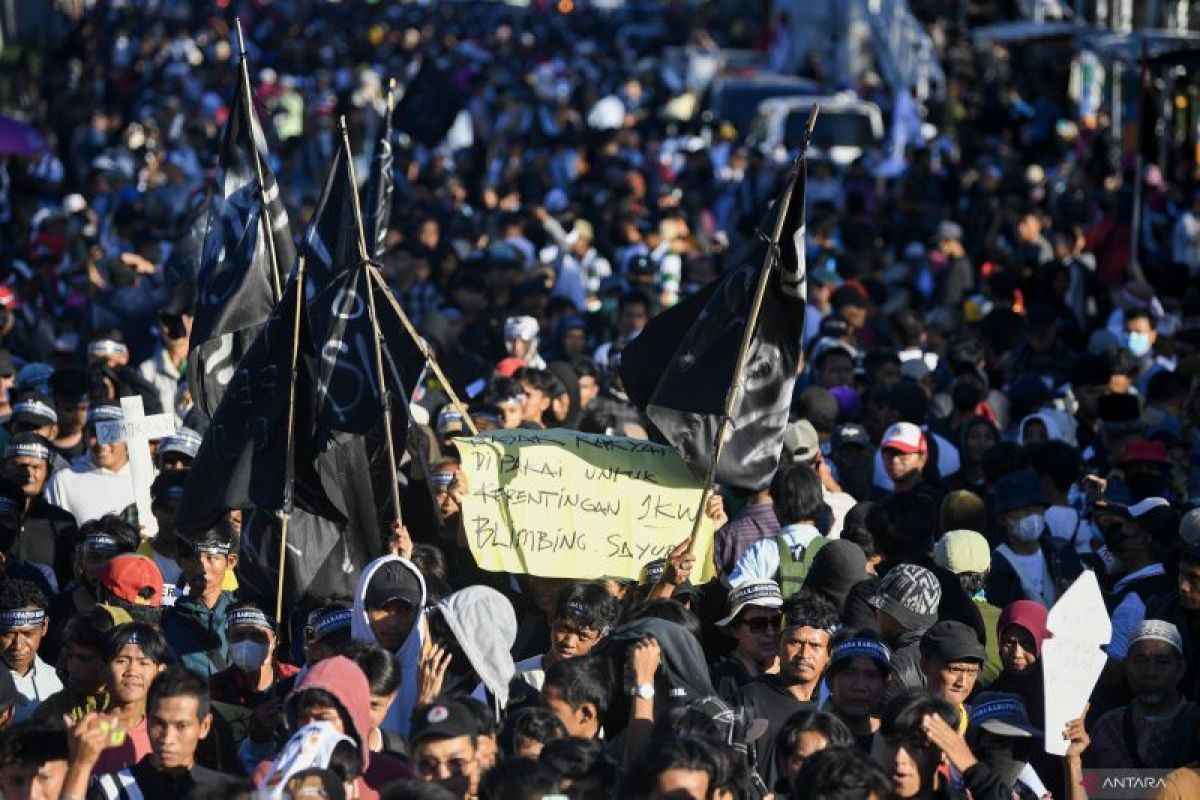 Polisi turunkan 3.055 personel amankan unjuk rasa Pemilu 2024  di KPU dan DPR/MPR RI