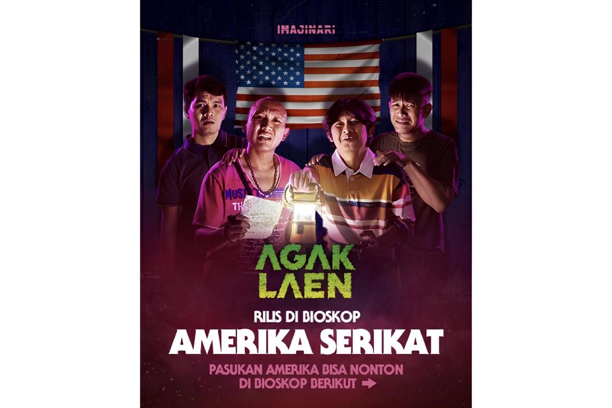 Film komedi "Agak Laen" akan tayang di Amerika