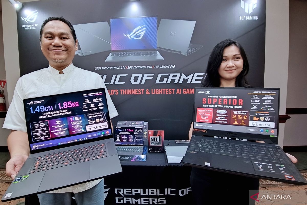 Asus targetkan penjualan 25 ribu unit laptop gaming di Jatim
