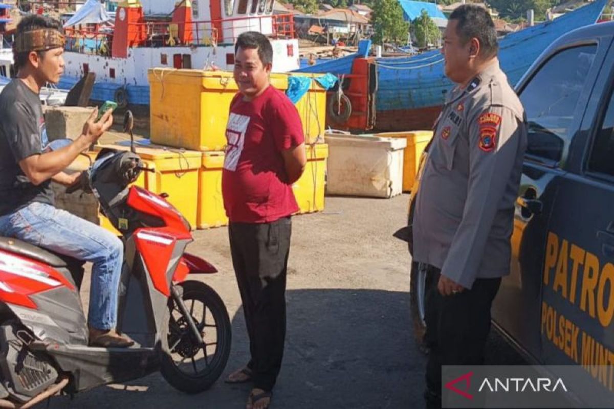 Polres Bangka Barat sambang warga pesisir jaga kamtibmas