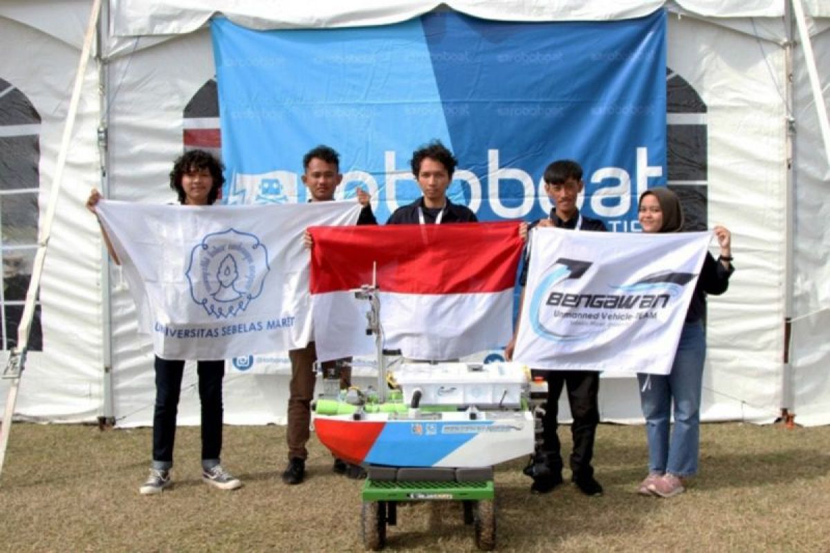 Mahasiswa UNS raih penghargaan pada kompetisi robot internasional