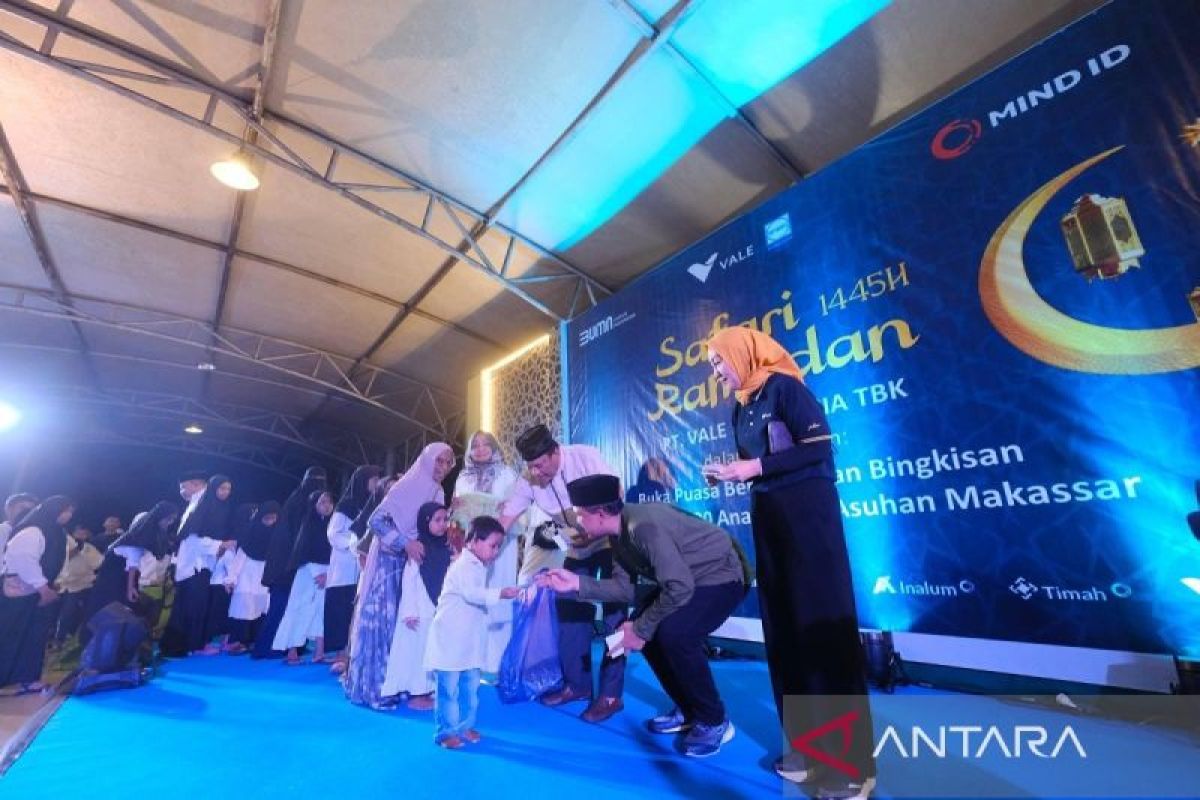 PT Vale dukung program amaliah Ramadan dengan bagi 500 paket bingkisan