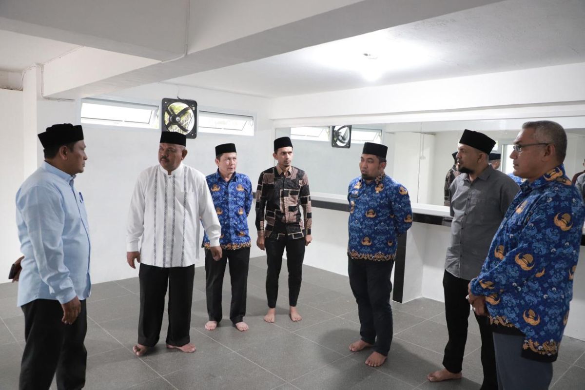 Masjid Agung Jantho dapat wakaf tempat wudhu