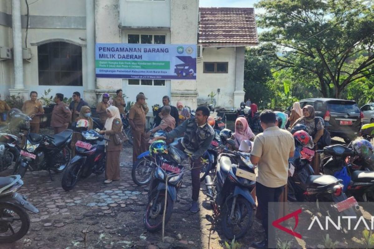 BPK periksa ratusan kendaraan dinas milik Pemkab Abdya