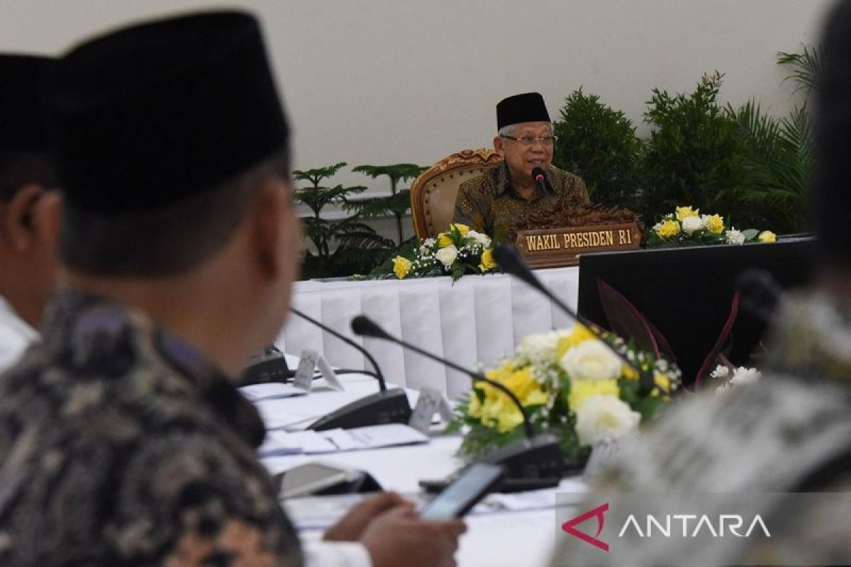 Wapres pimpin rapat evaluasi Tim Percepatan Penurunan Stunting/Tengkes