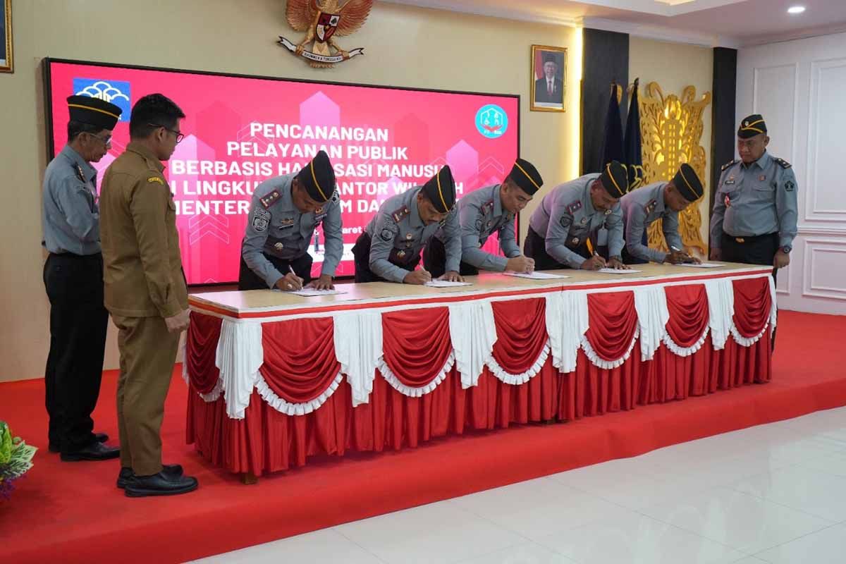 Kemenkumham Aceh komitmen wujudkan pelayanan publik berbasis HAM