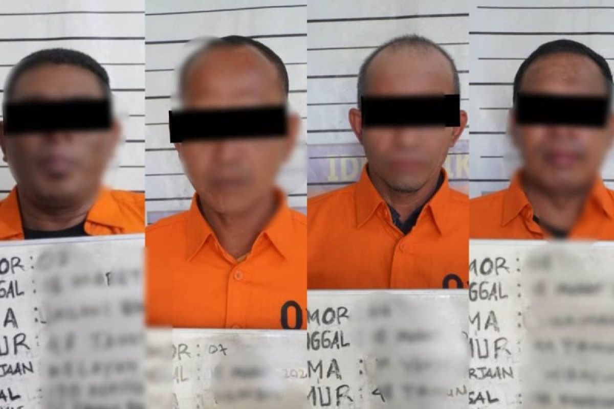 Polda Aceh tetapkan empat tersangka pengrusakan Kantor KONI
