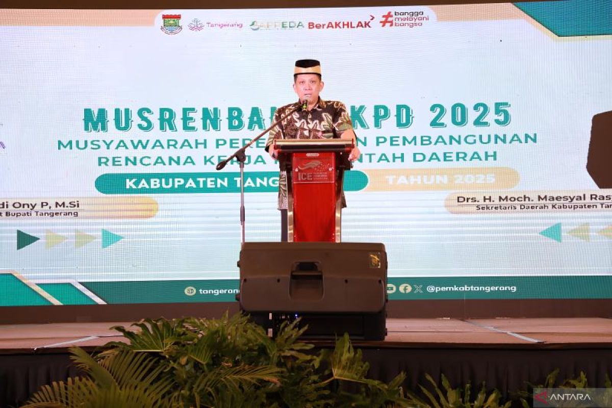 Pj Bupati Tangerang prioritaskan tiga pembangunan pada RKPD 2025