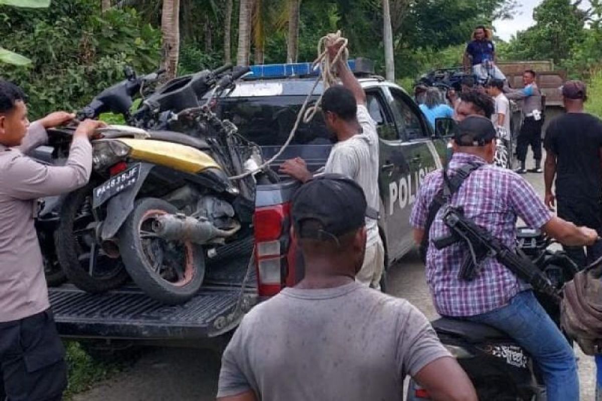 Polsek Muara Tami amankan 15 sepeda motor perbatasan RI-PNG