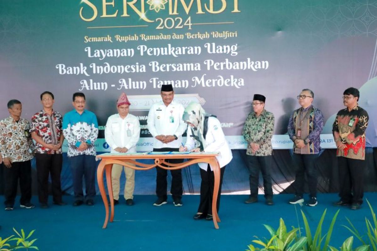 Pj Wako Lusje hadiri kick off SERAMBI 2024, layanan penukaran uang Bank Indonesia di momen Ramadhan dan Idul Fitri