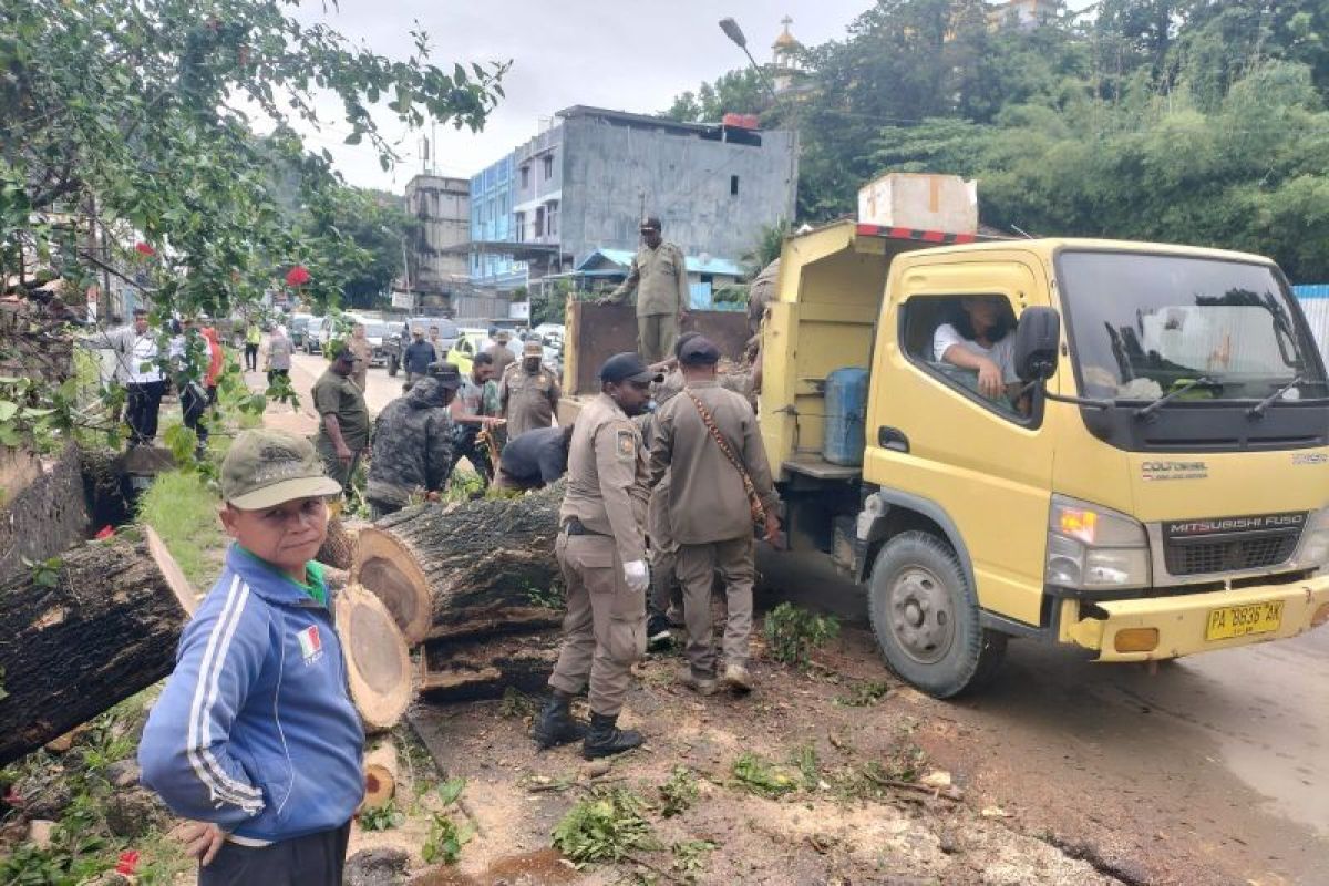 BPBD sebut empat titik Kota Jayapura tergenang air saat hujan deras