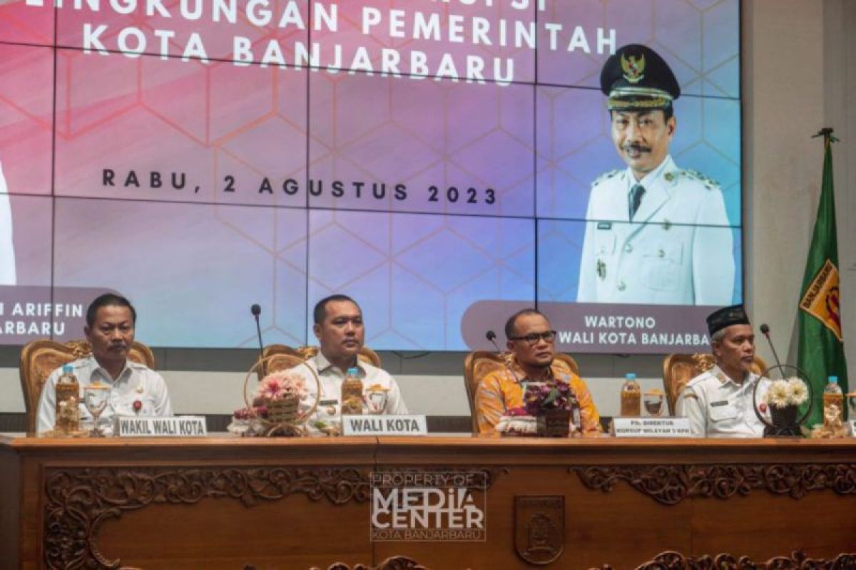 Pemkot Banjarbaru raih peringkat tiga nasional penghargaan KPK