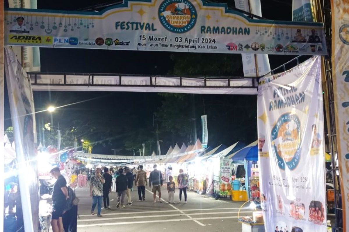 Bantu peningkatan omzet UMKM, KPLS Lebak gelar Festival Ramadhan