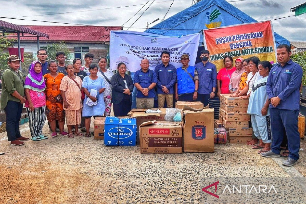 PLN berikan bantuan kepada korban terdampak kebakaran