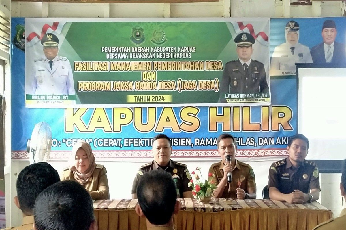 Cegah korupsi di desa, Kejari Kapuas gandeng DPMD giatkan sosialisasi