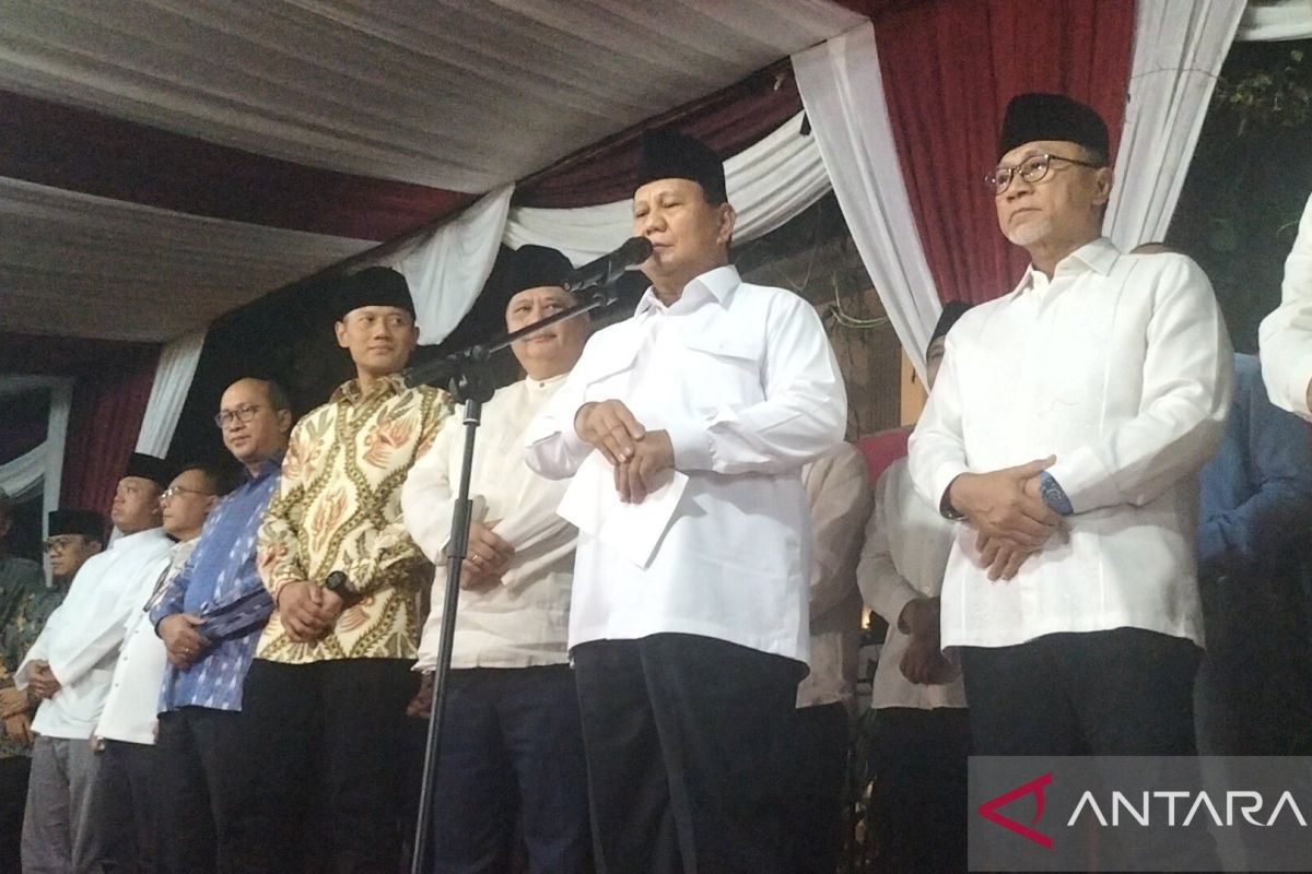 Resmi menangkan pemilu, Prabowo ucapkan terima kasih kepada KPU