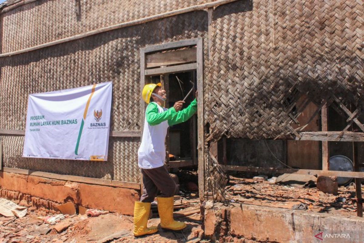 Baznas renovasi rumah tidak layak huni di Jabodetabek selama Ramadhan