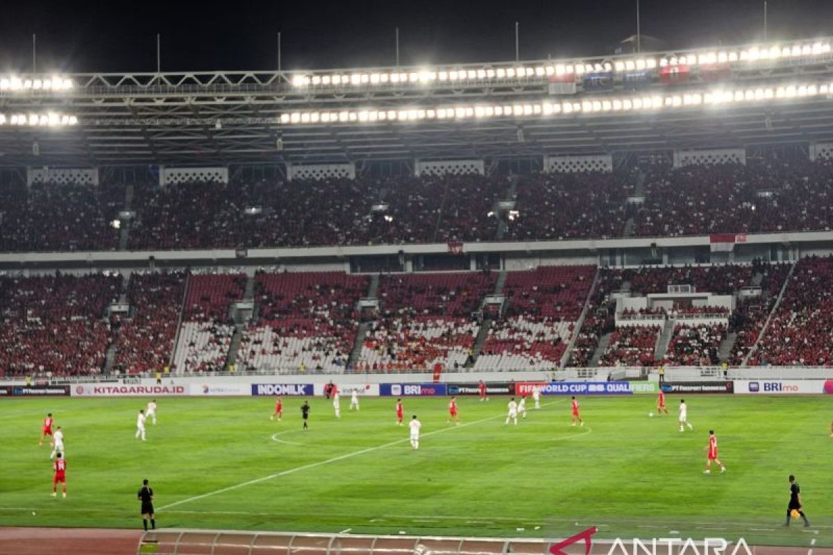 Babak pertama, Indonesia kontra Vietnam 0-0