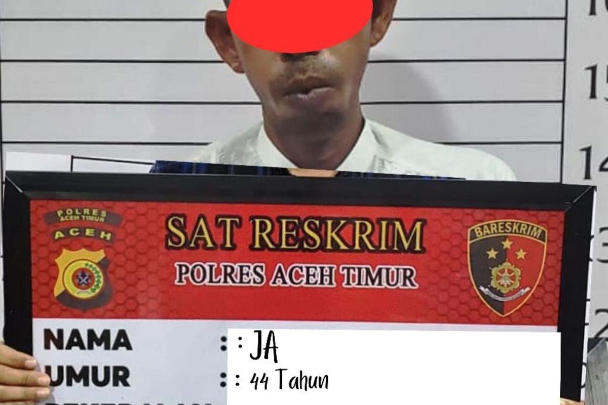 Polisi tangkap ayah hamili anak kandung di Aceh Timur