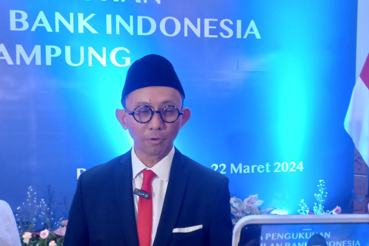 Junanto Herdiawan dikukuhkan jadi Kepala BI Lampung
