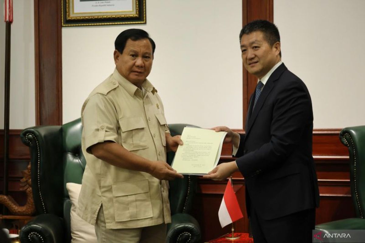 Prabowo menerima ucapan selamat dari Presiden China