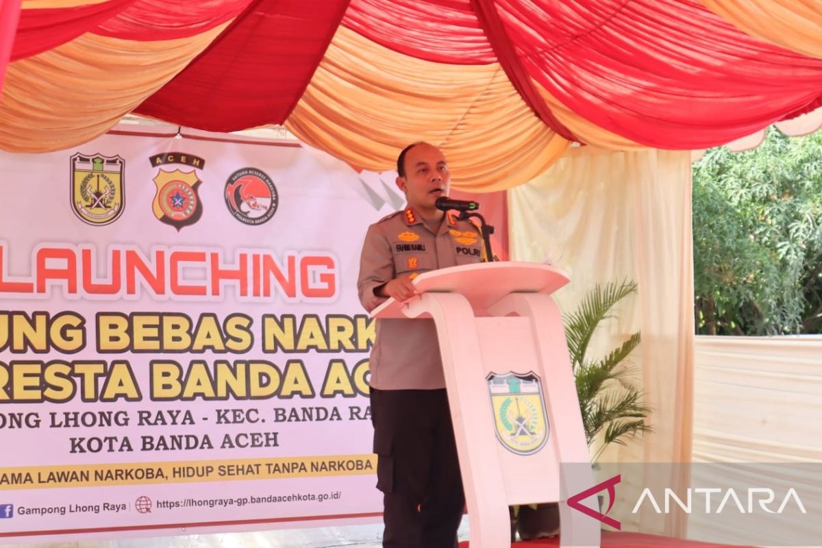 Polresta Banda Aceh sudah bentuk enam kampung bebas narkoba