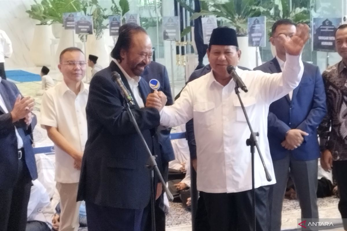 Prabowo sebut rakyat ingin para pemimpin rukun usai pemilu