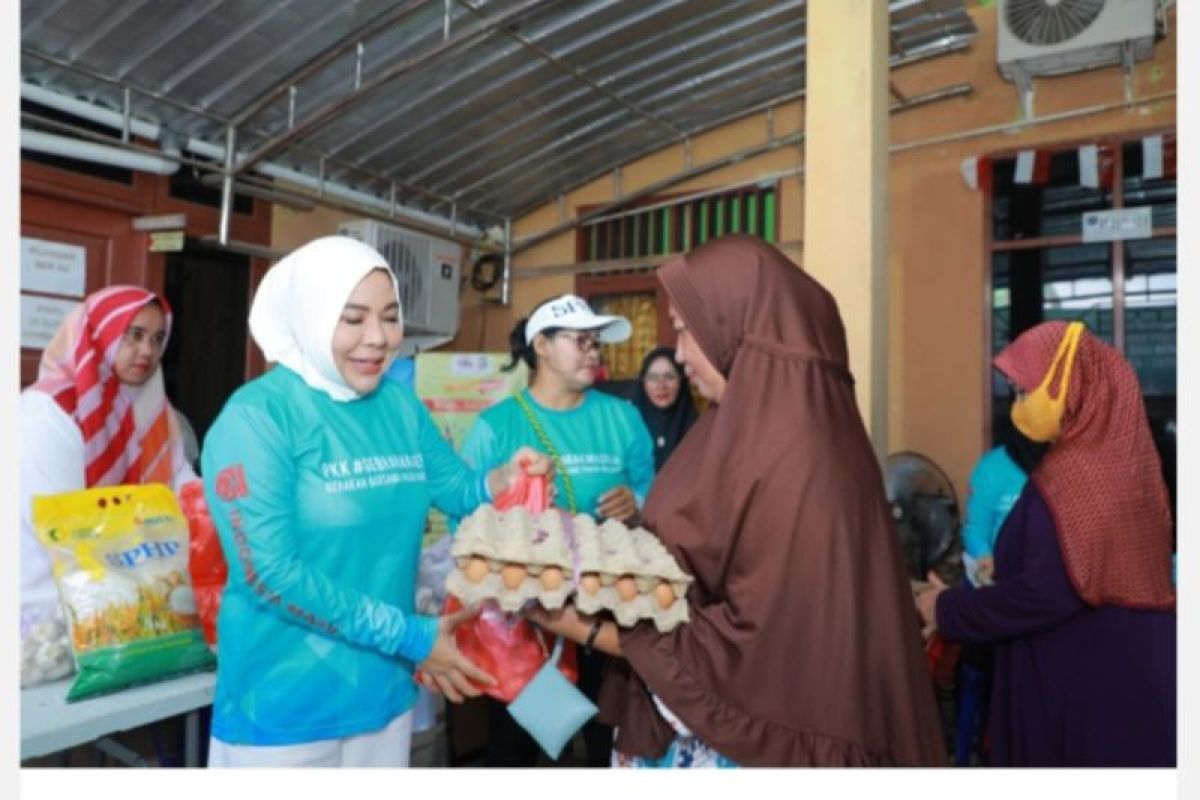 Tim Penggerak PKK Kembali Gelar Pasar Murah di Tarakan