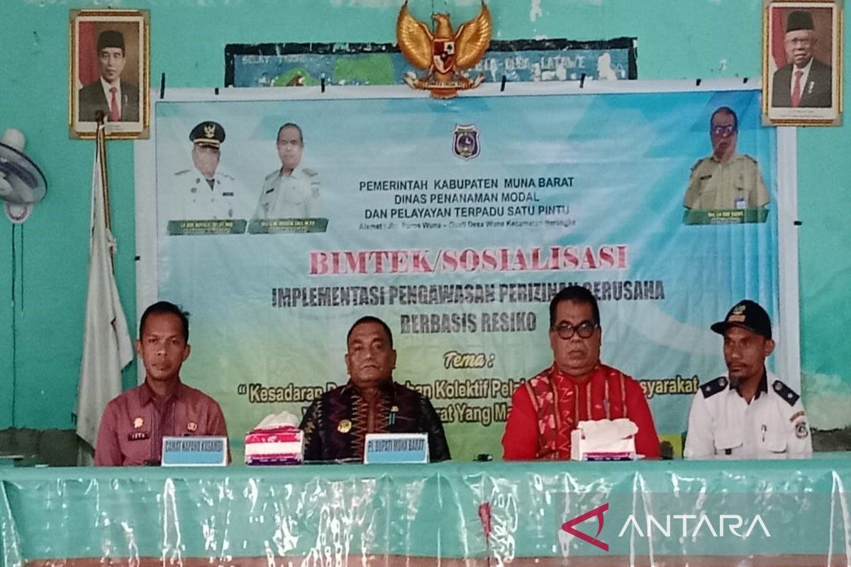 Bupati La Ode Butolo buka kegiatan Bimtek dan sosialisasi OSS RBA