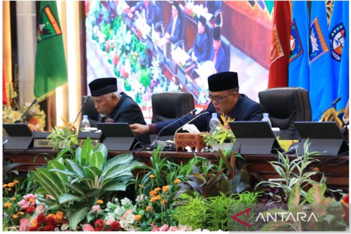 DPRD bahas rancangan awal Rencana Pembangunan Jangka Panjang Daerah 2025-2045