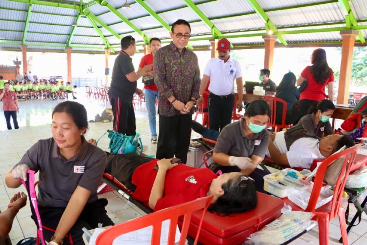 Wali Kota Denpasar puji Tagana bantu ketersediaan stok darah