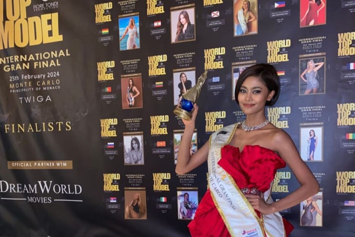 Vania Agustina juara World Top Model 2024