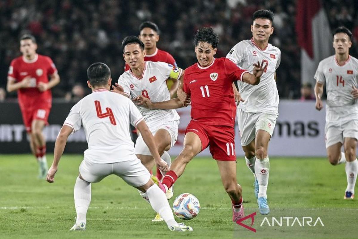 Susunan pemain Indonesia vs Irak: Shin Tae-yong kembali masukkan Rafael Struick