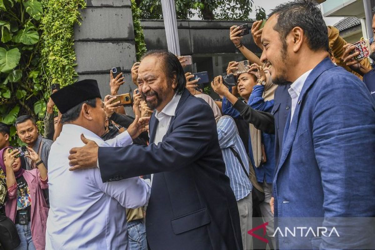 Pengamat sebut kunjungan Prabowo ke NasDem untuk memperluas dukungan