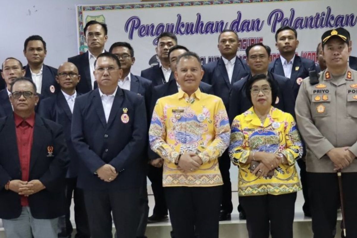 Bupati berharap pengurus baru KONI Gunung Mas mampu jalankan amanah