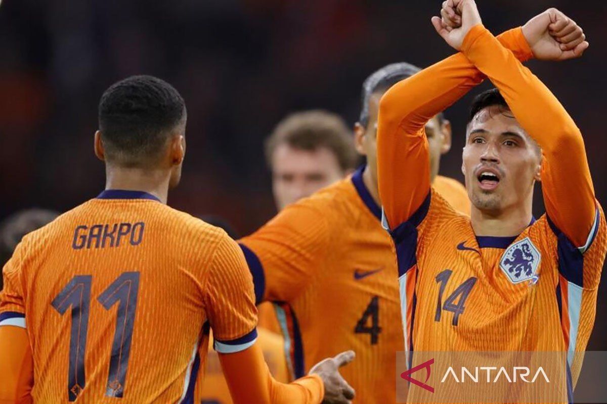 Pemain keturunan Indonesia berhasil cetak gol, Belanda lumat Skotlandia 4-0