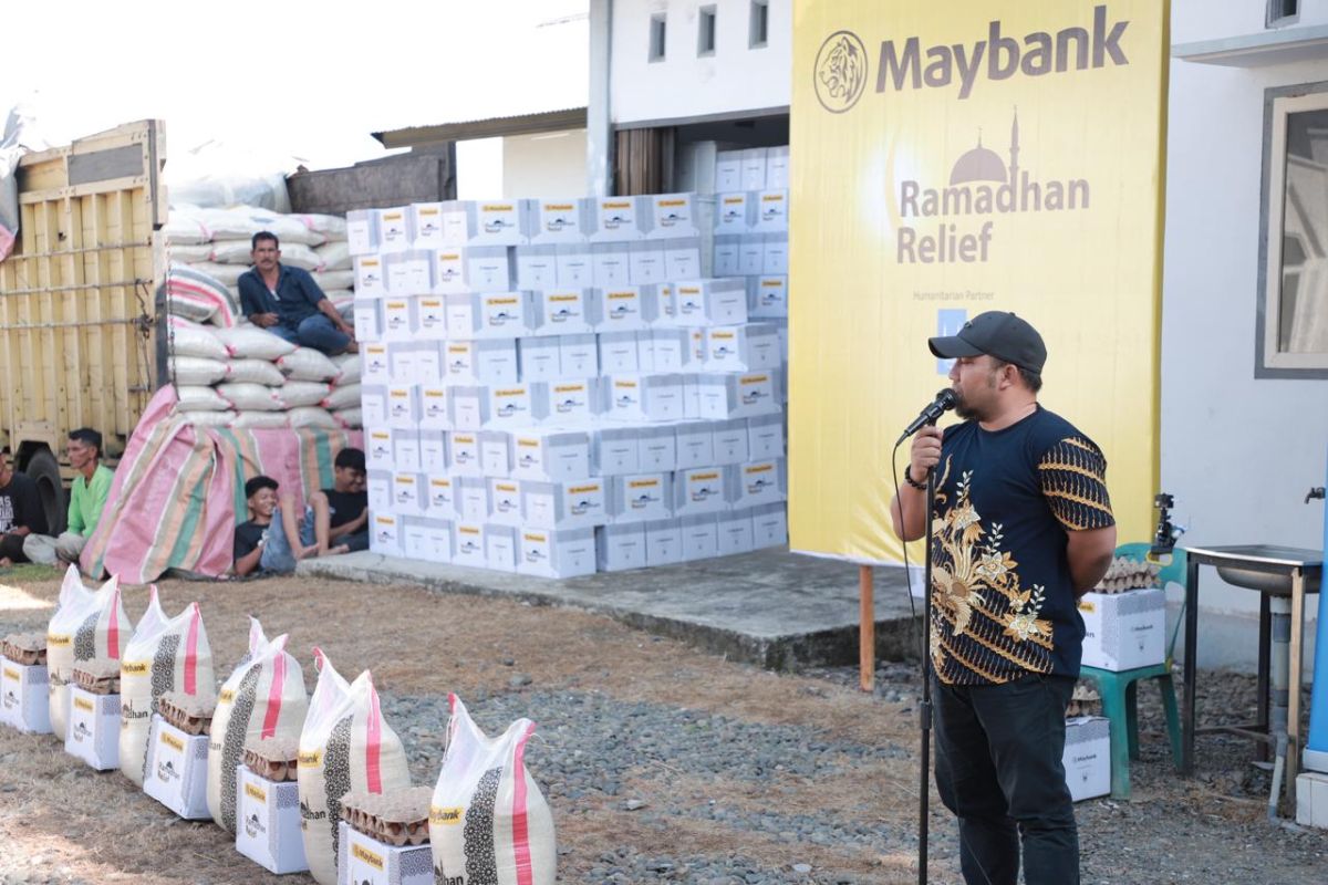 430 warga Aceh Besar mendapat bantuan paket Ramadhan