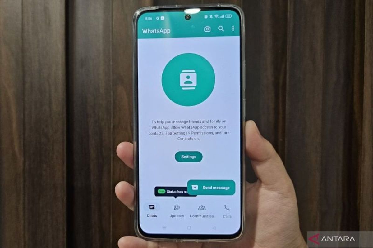 Kini perubahan tampilan utama menu WhatsApp di bawah, tiba di Indonesia